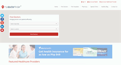 Desktop Screenshot of mydoctorfinder.com